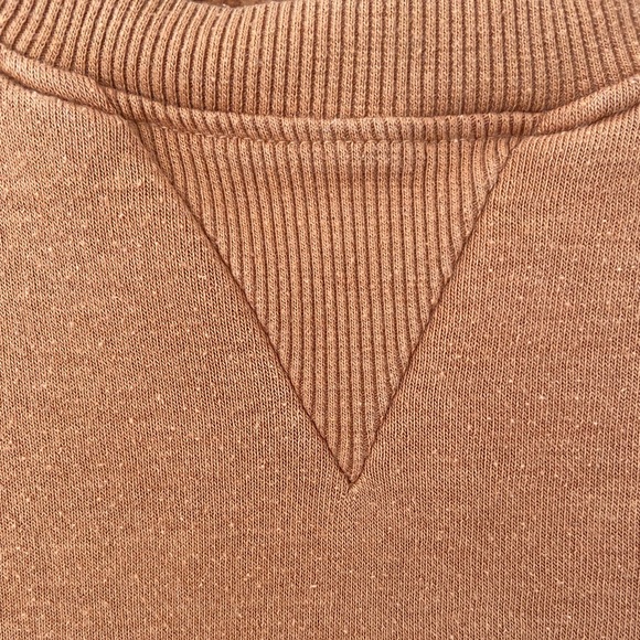 Women’s Orange Forever 21 Crewneck Sweatshirt, Small - Picture 3 of 4